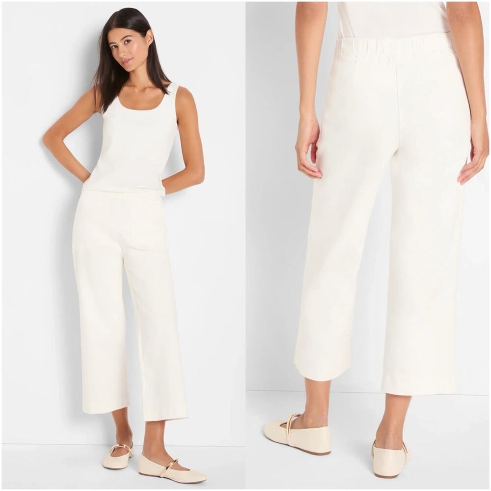 NIC+ZOE 25" All Day Wide Leg Jeans in Paper White